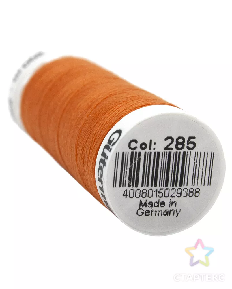 01 Нить Sew-all для всех материалов, 200м, 100% п/э Гутерманн 748277 (285 персиково-рыжий) арт. АРС-18584-1-АРС0000823745 - рис. 2