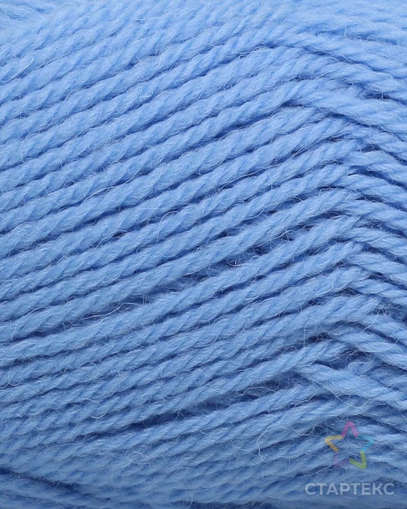 Пряжа Камтекс 'Аргентинская шерсть' (100%шерсть) (015 голубой) арт. АРС-57588-1-АРС0000833992 2