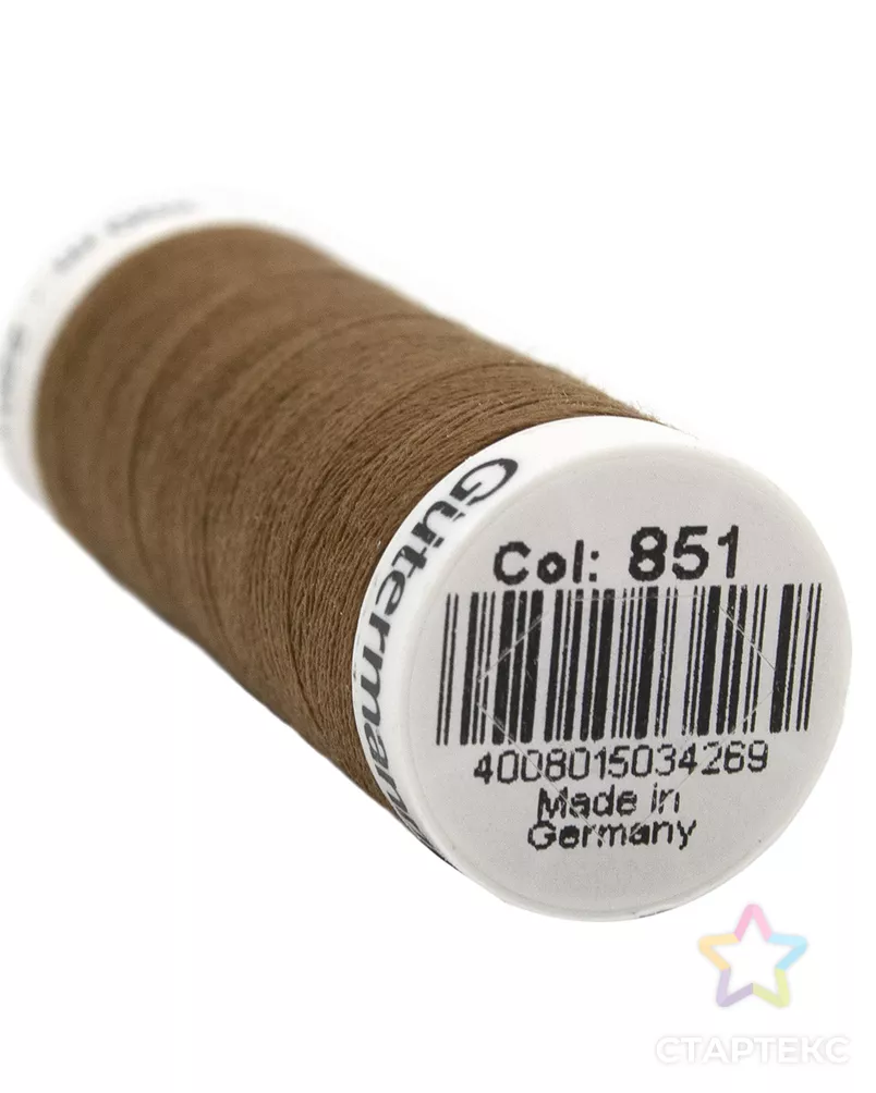 01 Нить Sew-all для всех материалов, 200м, 100% п/э Гутерманн 748277 (851 т.сепия) арт. АРС-19919-1-АРС0000834001 - рис. 2