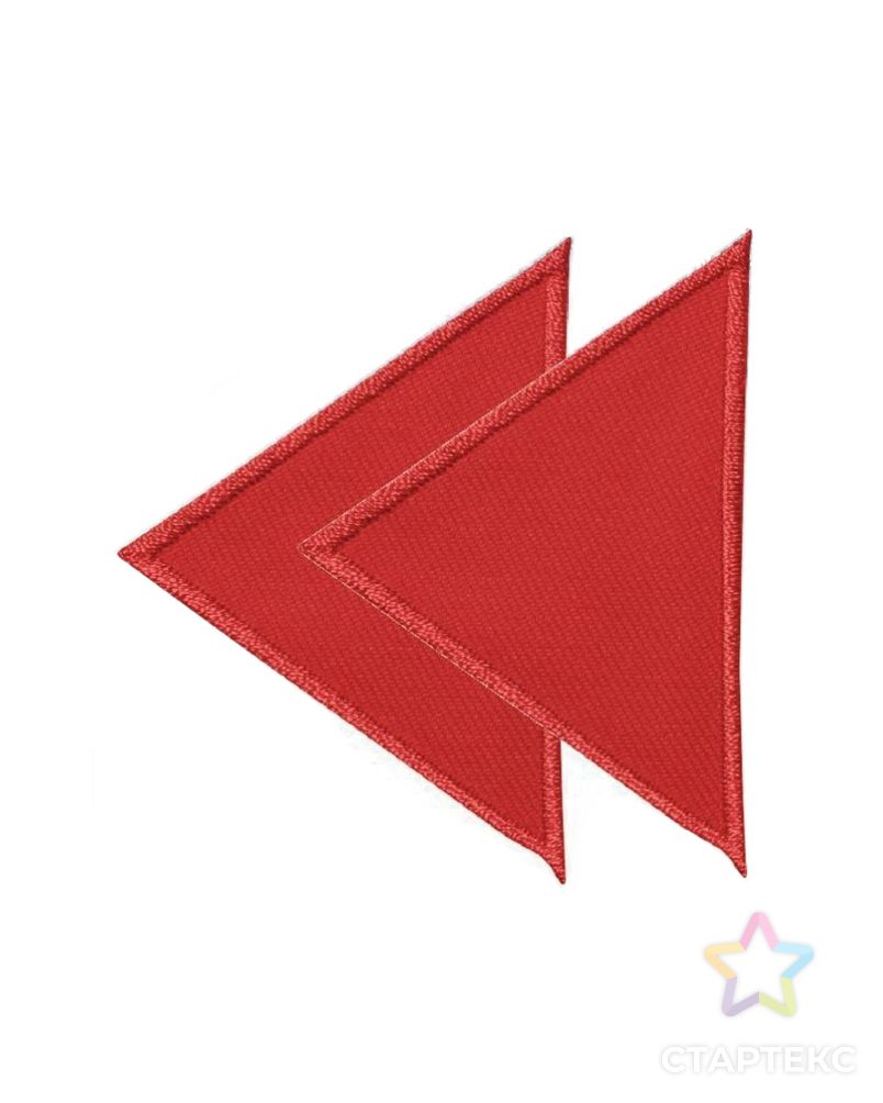 925474 Термоаппликация Треугольники, большие, красный цв. Prym арт. АРС-36-1-АРС0001004857 2