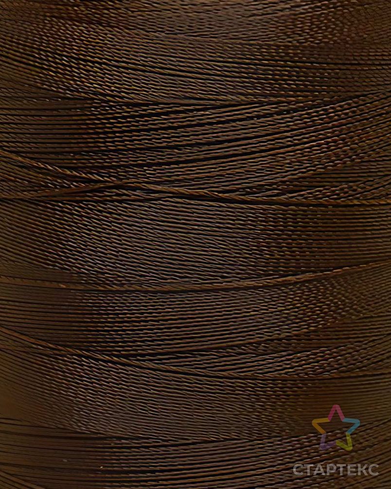 Филаментная нить 420D/3, 1500 м, 100% п/э, 'Астра' (8108 т-коричневый) арт. АРС-813-1-АРС0001023710 3