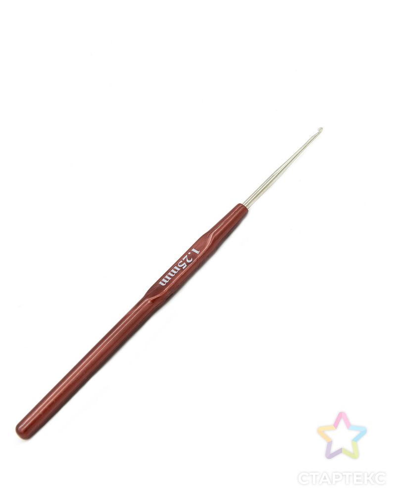 955125 Крючок для вязания с пластиковой ручкой, 1,25 мм, Hobby&Pro арт. АРС-1898-1-АРС0001040987 2