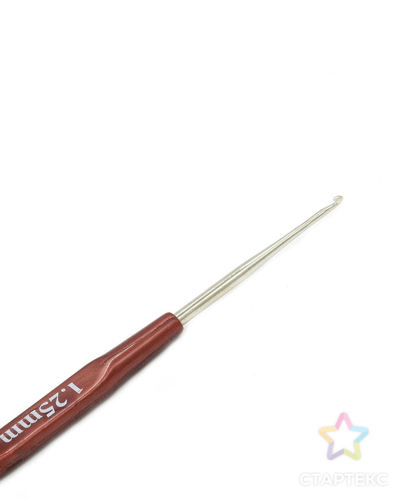 955125 Крючок для вязания с пластиковой ручкой, 1,25 мм, Hobby&Pro арт. АРС-1898-1-АРС0001040987 3