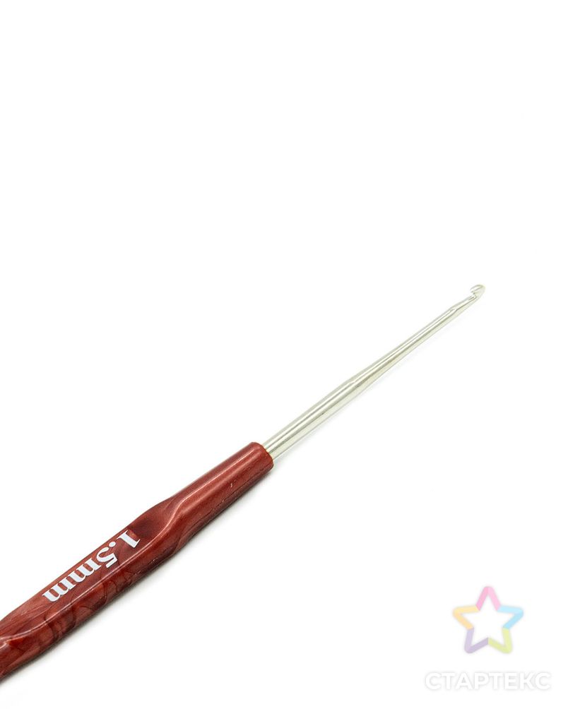 955150 Крючок для вязания с пластиковой ручкой, 1,5 мм, Hobby&Pro арт. АРС-1899-1-АРС0001040991 2