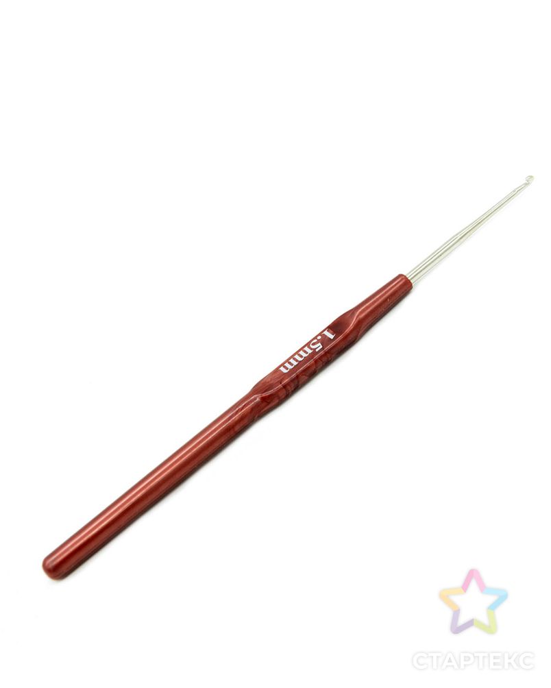 955150 Крючок для вязания с пластиковой ручкой, 1,5 мм, Hobby&Pro арт. АРС-1899-1-АРС0001040991 3