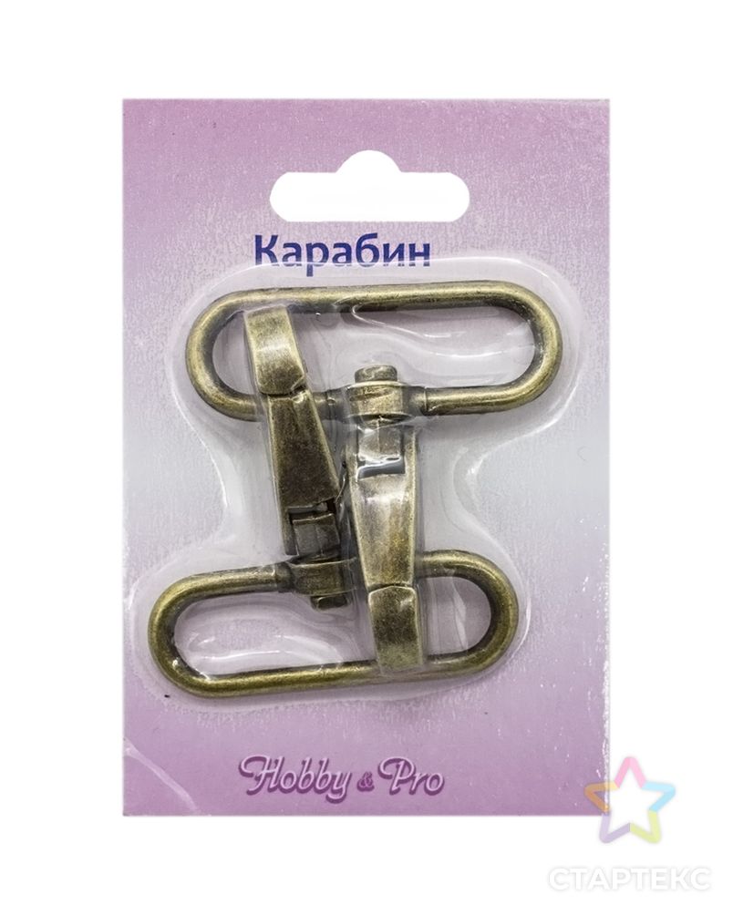 Карабин Hobby&Pro ш.4см (2шт) арт. АРС-5491-1-АРС0001105962