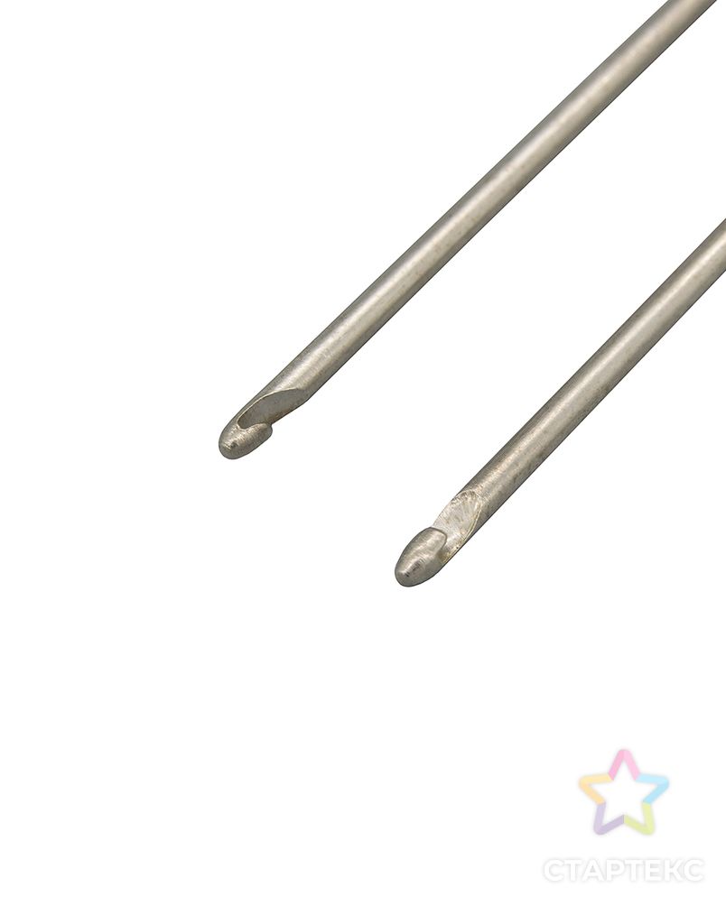 Крючки для тунисского вязания с фиксаторами на леске, 60см арт. АРС-9127-1-АРС0001162325 3