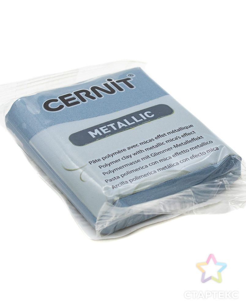CE0870056 Пластика полимерная запекаемая 'Cernit METALLIC' 56 гр. (167 сталь) арт. АРС-9647-1-АРС0001169392 3