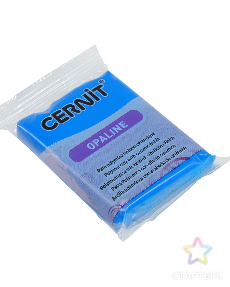 CE0880056 Пластика полимерная запекаемая 'Cernit OPALINE' 56 гр. (261 первичный синий) арт. АРС-9652-1-АРС0001169397 3