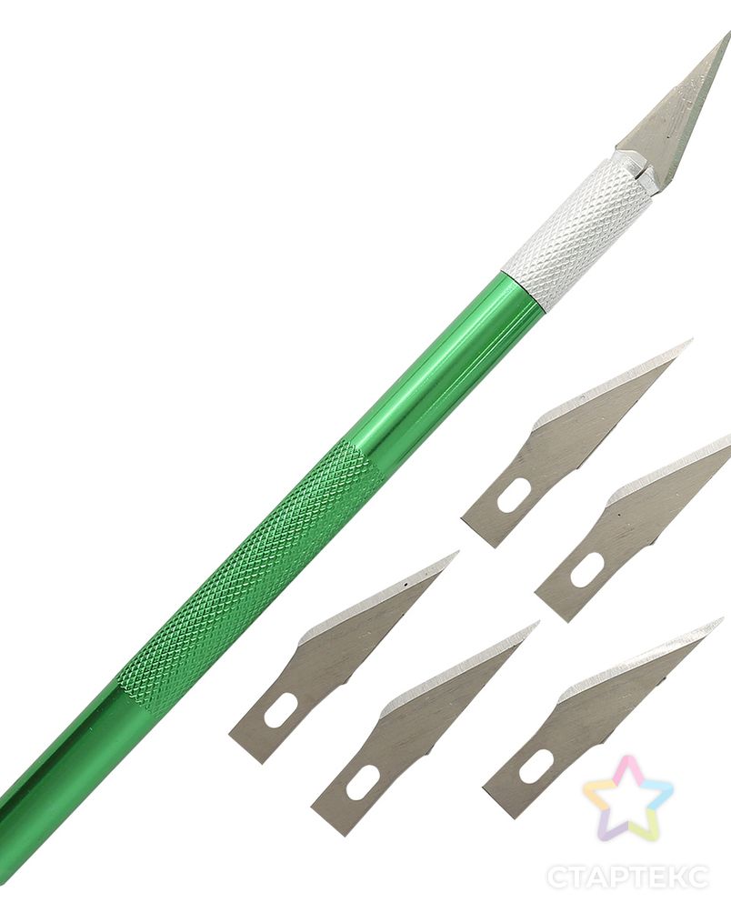 AR347 Нож для бумаги с доп. лезвиями 14,5см арт. АРС-10984-1-АРС0001187895 2