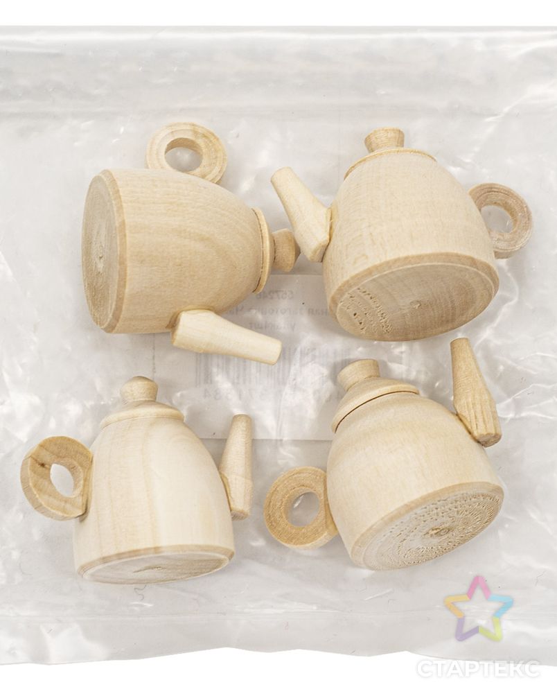 Деревянная заготовка Чайник мини арт. АРС-14208-1-АРС0001213296 2