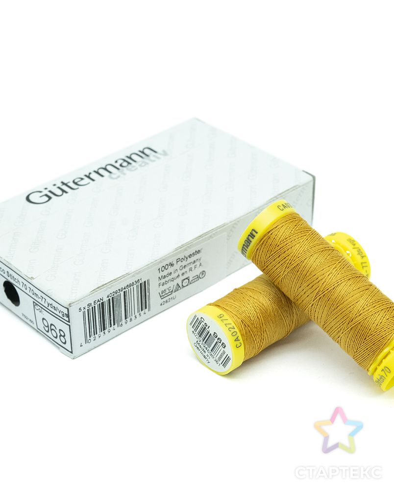 05 Нить Deco Stitch 70 для декоративных швов, 70м, 100% п/э Gutermann 702160 (968) арт. АРС-14986-1-АРС0001220207