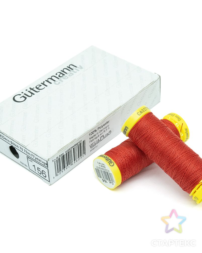 05 Нить Deco Stitch 70 для декоративных швов, 70м, 100% п/э Gutermann 702160 (156) арт. АРС-14989-1-АРС0001220210