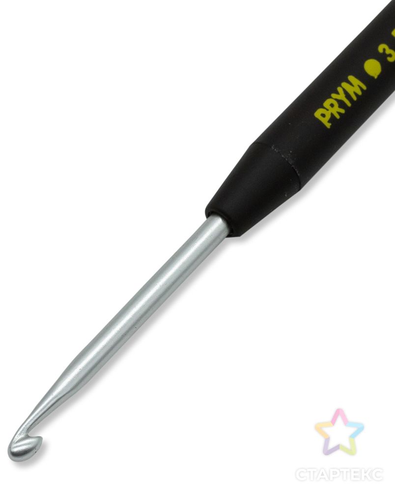 195175 Крючок для вязания с цветной ручкой, алюминий, 3,5 мм*14 см, Prym арт. АРС-17407-1-АРС0000814714 2