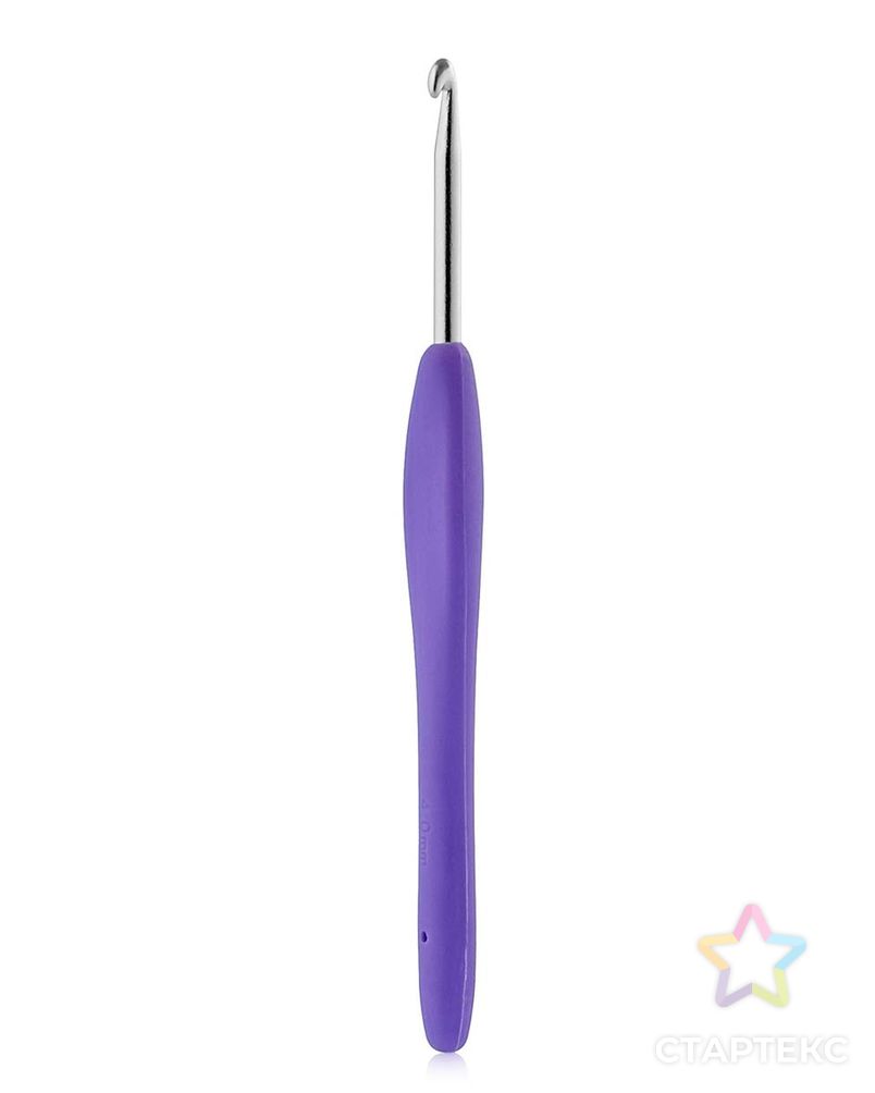 24R40X Крючок для вязания с резиновой ручкой, 4,0мм Hobby&Pro арт. АРС-29084-1-АРС0001196750 3