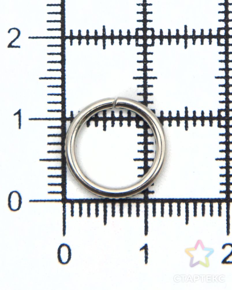 816-002 Кольцо разъемное, 10*1,5 мм (никель) арт. АРС-30825-1-АРС0000813845
