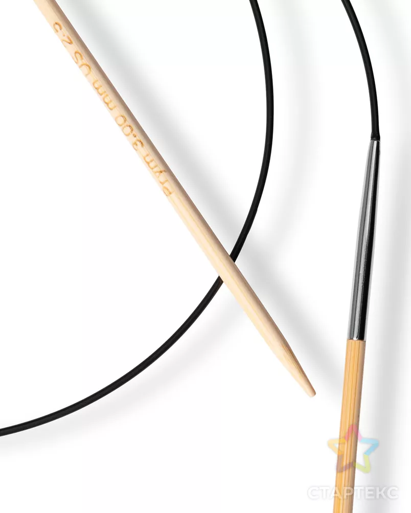 222504 Спицы круговые, бамбук, 3,0мм/80см, 1шт, Prym арт. АРС-33490-1-АРС0001241380 - рис. 3