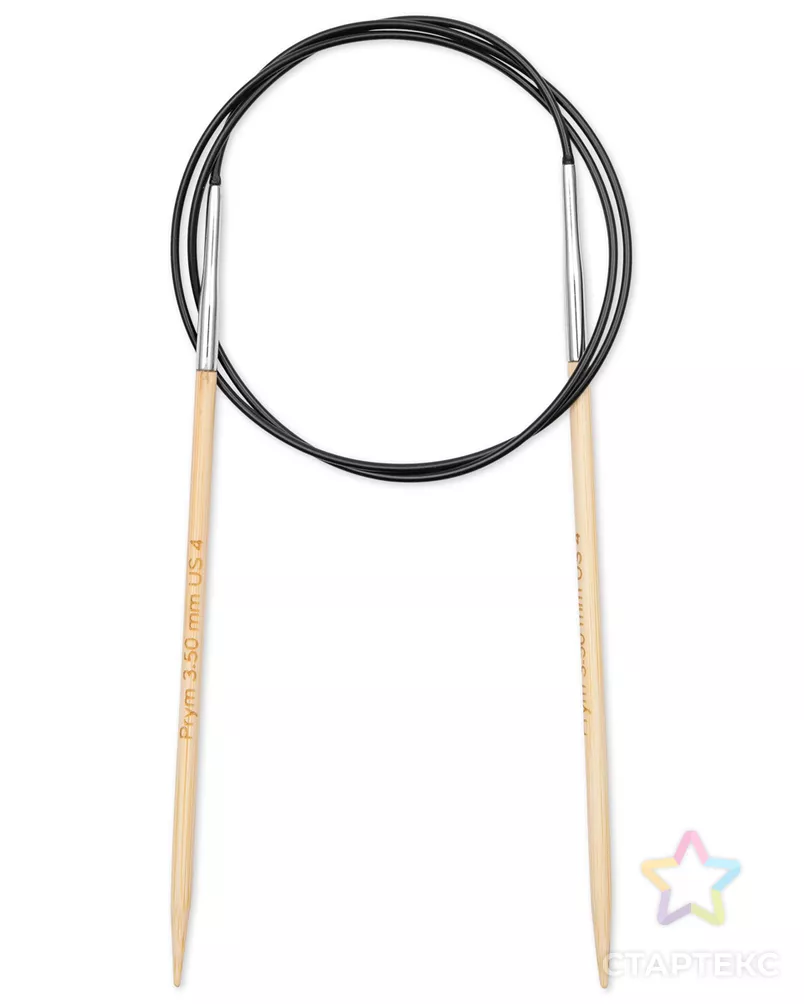 222505 Спицы круговые, бамбук, 3,5мм/80см, 1шт, Prym арт. АРС-33491-1-АРС0001241381 - рис. 2