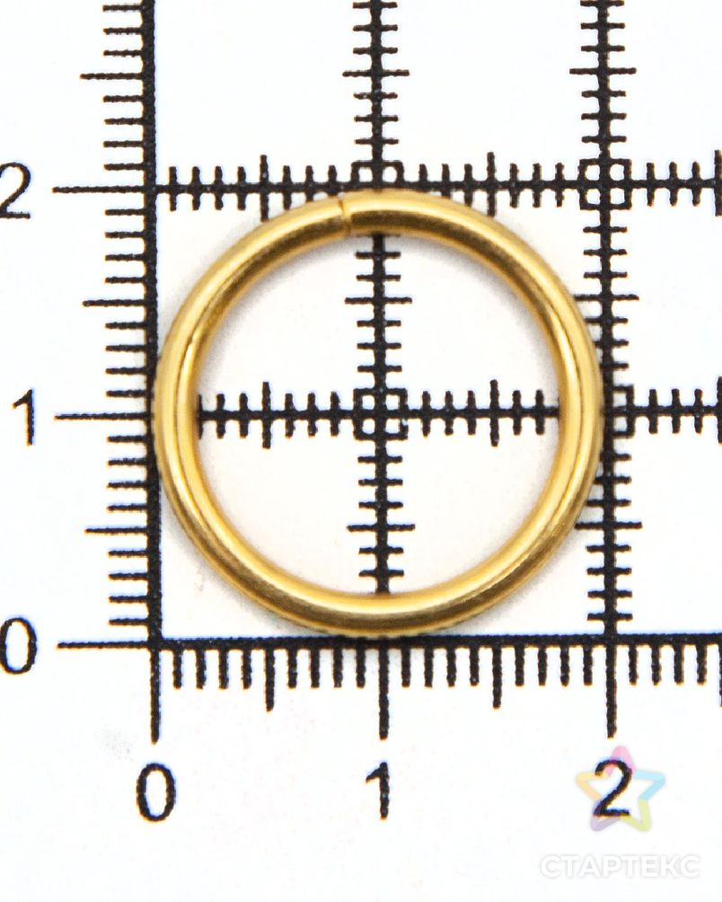 Кольцо разъемное 816B-001 д.1,5см (золото) арт. АРС-33585-1-АРС0001093735 4