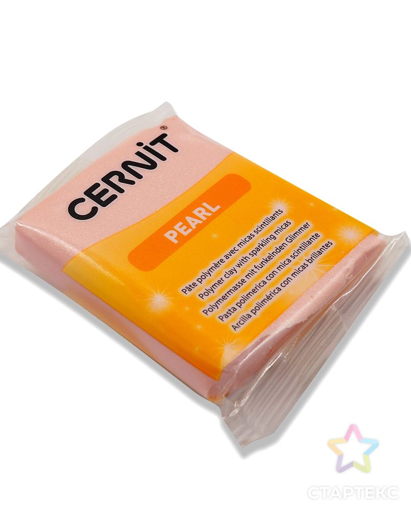 CE0860056 Пластика полимерная запекаемая 'Cernit PEARL' 56 гр (475 розовый) арт. АРС-34322-1-АРС0001249552 2