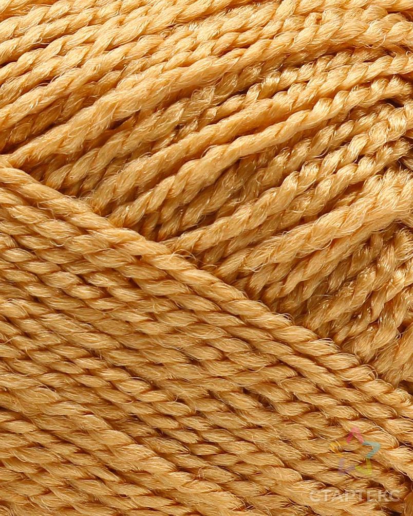 Пряжа для вязания 'Люкс' 50г 140м (100% полипропилен) (золотой) арт. АРС-36579-1-АРС0001237809 2