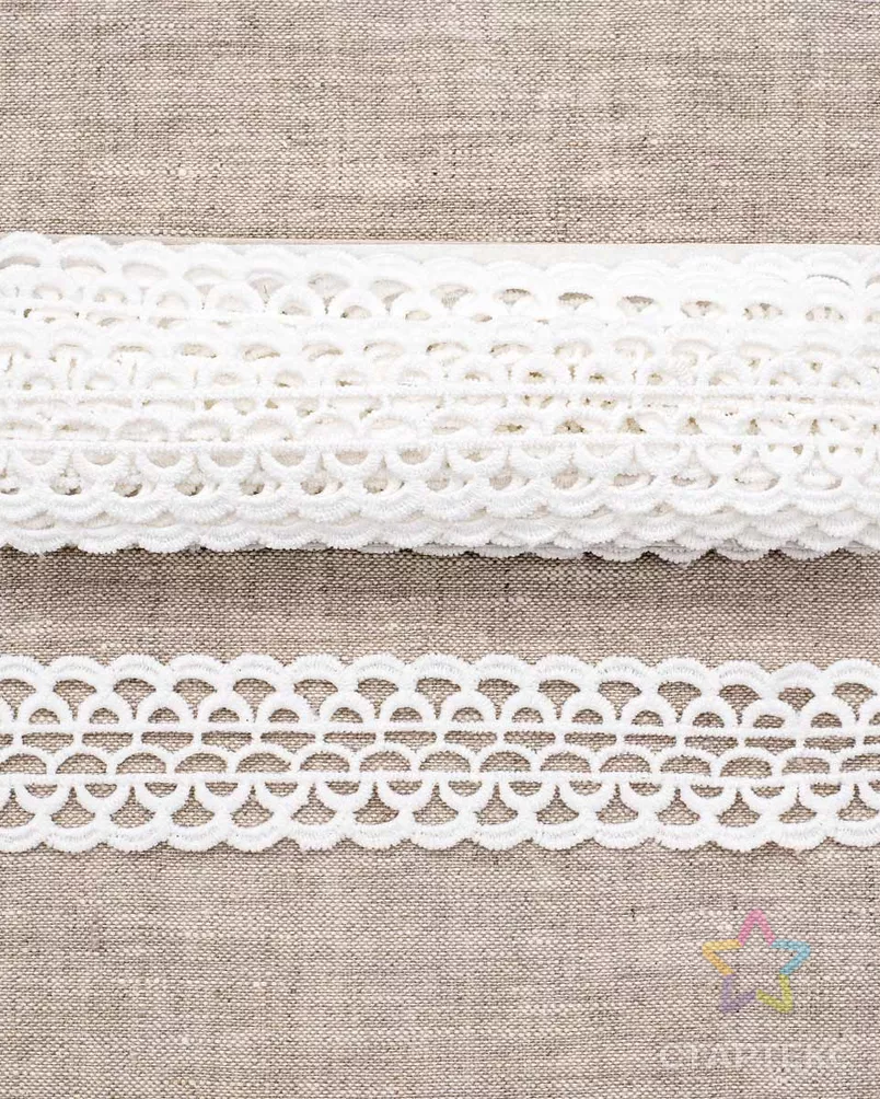Кружево гипюр LACH-1105 ш.3,3см 3,4м (белый) арт. АРС-36585-1-АРС0001238929 - рис. 2 Кружево гипюр LACH-1105 ш.3,3см 3,4м (белый) арт. АРС-36585-1-АРС0001238929 - рис. 2