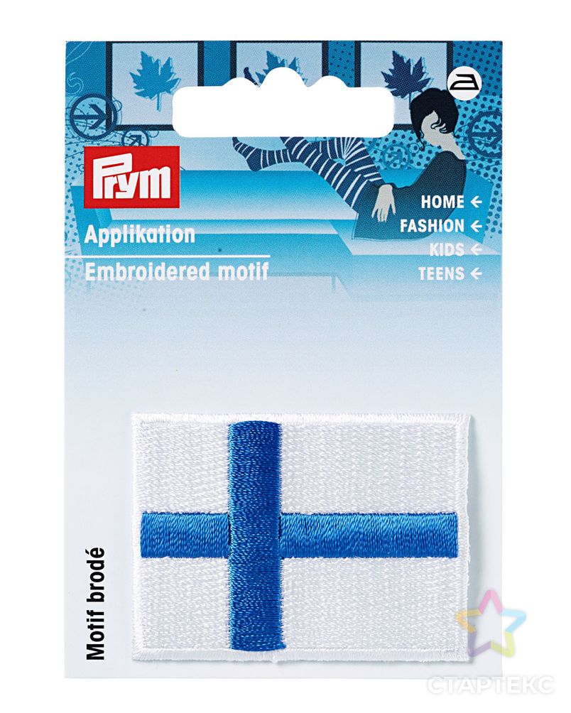 926072 Термоаппликация Флаг Финляндии Prym арт. АРС-38200-1-АРС0001255330 3