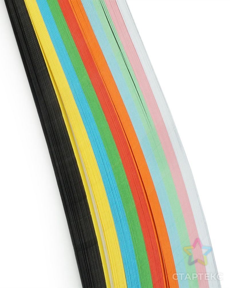Набор бумаги для квиллинга и творчества, 10 цветов, 250 полос, 3*300 мм, 80 г/м2 арт. АРС-39784-1-АРС0001263940 2