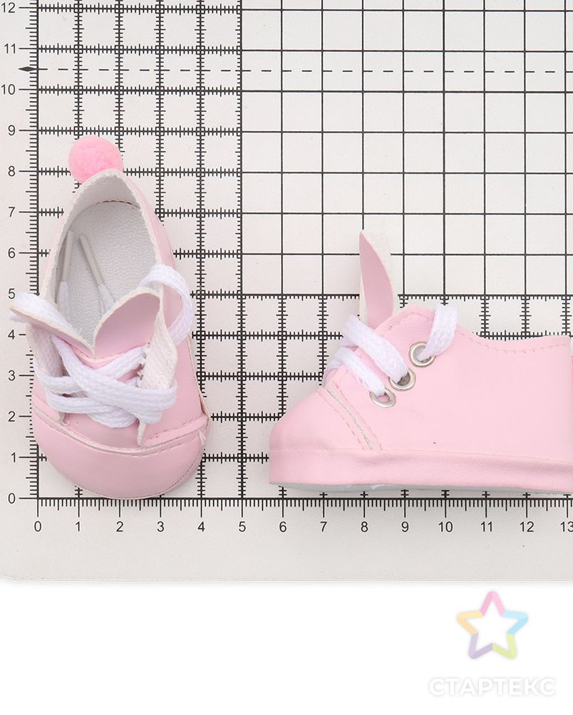 SH-0031 Ботиночки для кукол 7*3,7*3,5 см,1 пара, Astra&Craft (розовый) арт. АРС-40279-1-АРС0001258045 2