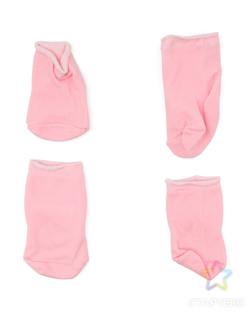 BE-0007 Носки для кукол, 2 пары/упак, Astra&Craft (розовый) арт. АРС-40303-1-АРС0001258016 3
