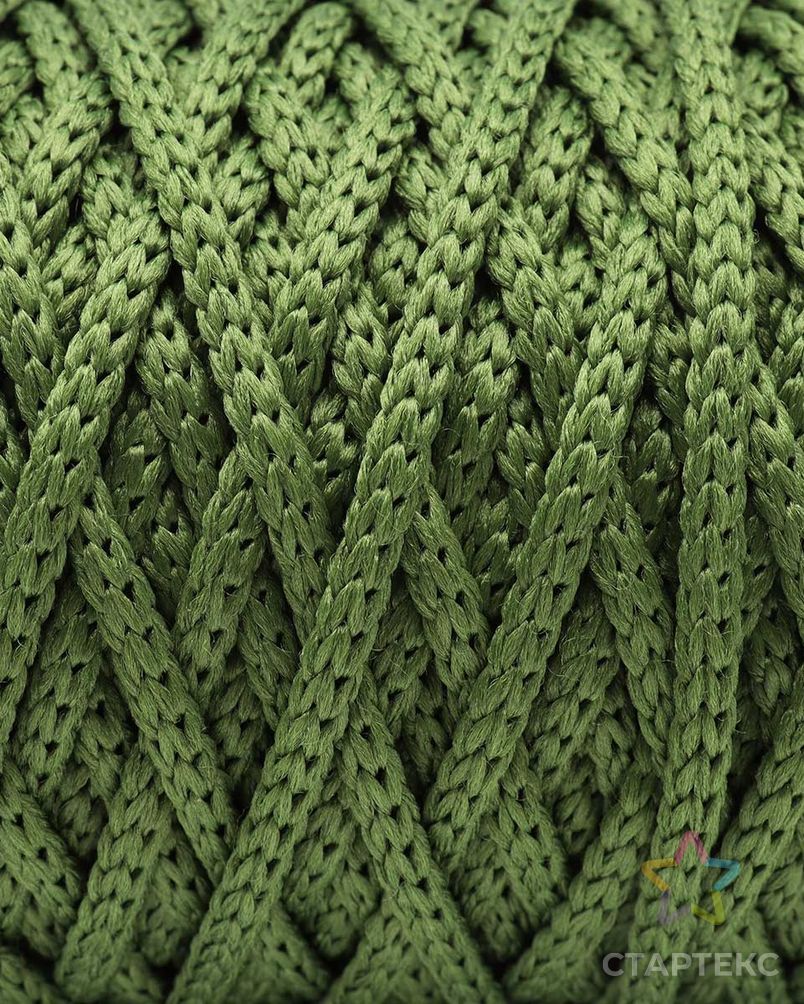 Пряжа Astra Premium 'Шнур для вязания 3 мм' 200гр 100м (100% полиэфир) (460 зеленая трава) арт. АРС-41806-1-АРС0001271891 2