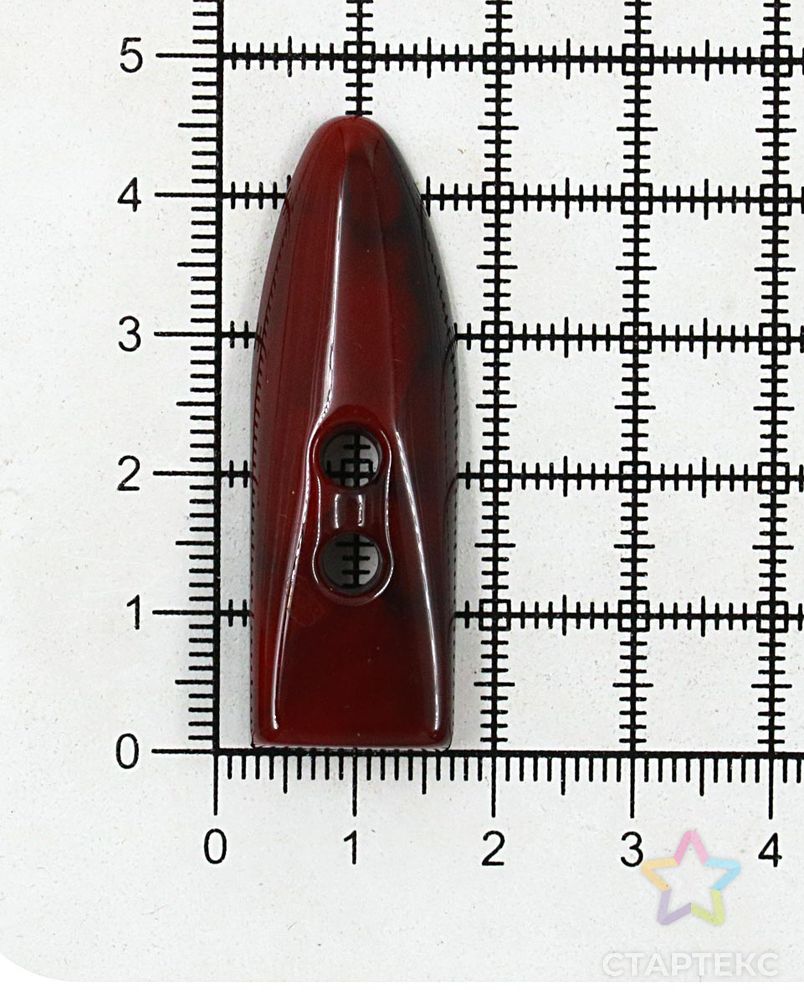 Б28 Пуговица (3.02-1344-46) (т.бордовый мрамор) арт. АРС-42423-1-АРС0001275071 3