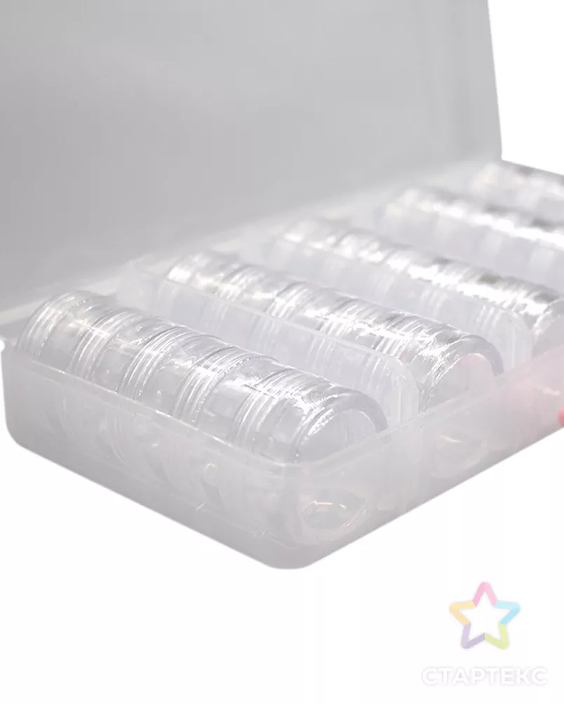 21812 Контейнер для мелочей, 5 секций 18,5*8,5*3,2см Hobby&Pro арт. АРС-42475-1-АРС0001254083 - рис. 4