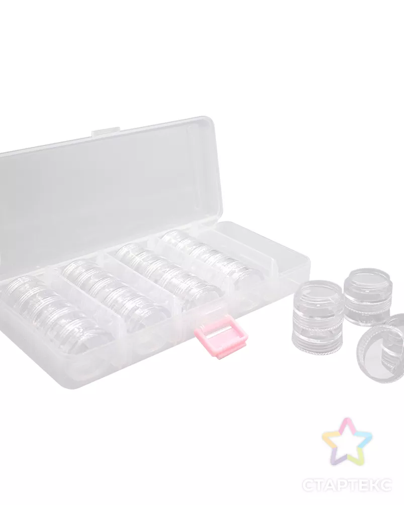 21812 Контейнер для мелочей, 5 секций 18,5*8,5*3,2см Hobby&Pro арт. АРС-42475-1-АРС0001254083 - рис. 5