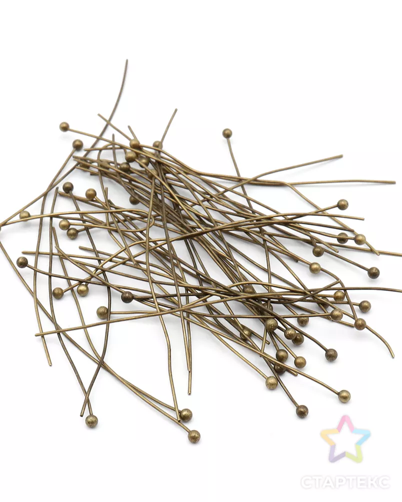 FIN2274 Штифты с круглой головкой, 0,5*50 мм, упак./50 шт., Astra&Craft (латунь) арт. АРС-42798-1-АРС0001052661 - рис. 2 FIN2274 Штифты с круглой головкой, 0,5*50 мм, упак./50 шт., Astra&Craft (латунь) арт. АРС-42798-1-АРС0001052661 - рис. 2