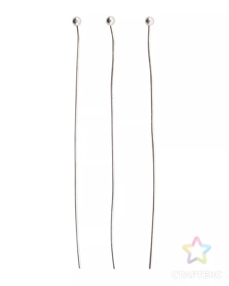 FIN2274 Штифты с круглой головкой, 0,5*50 мм, упак./50 шт., Astra&Craft (никель) арт. АРС-42800-1-АРС0001052663 - рис. 1 FIN2274 Штифты с круглой головкой, 0,5*50 мм, упак./50 шт., Astra&Craft (никель) арт. АРС-42800-1-АРС0001052663 - рис. 1