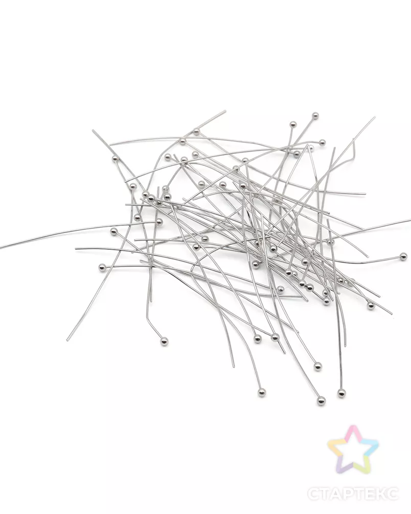 FIN2274 Штифты с круглой головкой, 0,5*50 мм, упак./50 шт., Astra&Craft (никель) арт. АРС-42800-1-АРС0001052663 - рис. 2 FIN2274 Штифты с круглой головкой, 0,5*50 мм, упак./50 шт., Astra&Craft (никель) арт. АРС-42800-1-АРС0001052663 - рис. 2