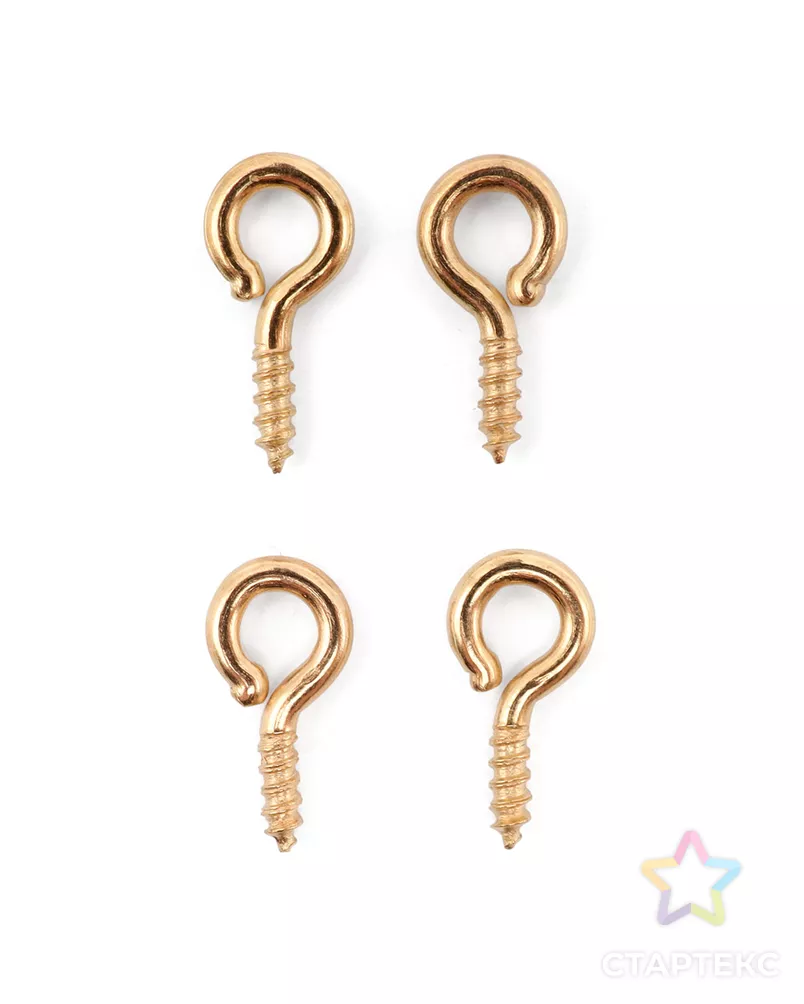 25614 Штифты 10 мм винтовые, уп.4шт, цв.золото арт. АРС-42837-1-АРС0001164873 - рис. 1 25614 Штифты 10 мм винтовые, уп.4шт, цв.золото арт. АРС-42837-1-АРС0001164873 - рис. 1