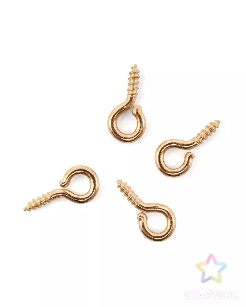 25614 Штифты 10 мм винтовые, уп.4шт, цв.золото арт. АРС-42837-1-АРС0001164873 - рис. 2 25614 Штифты 10 мм винтовые, уп.4шт, цв.золото арт. АРС-42837-1-АРС0001164873 - рис. 2