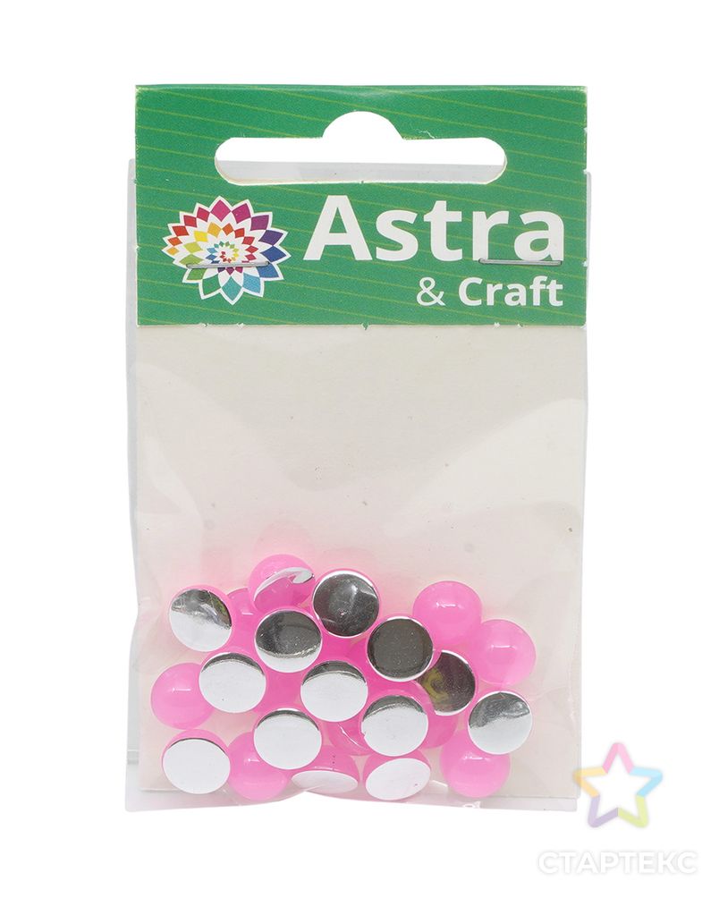Полубусины желейные 8мм, 25шт/упак, Astra&Craft (J12 розовый) арт. АРС-42891-1-АРС0001246445 3