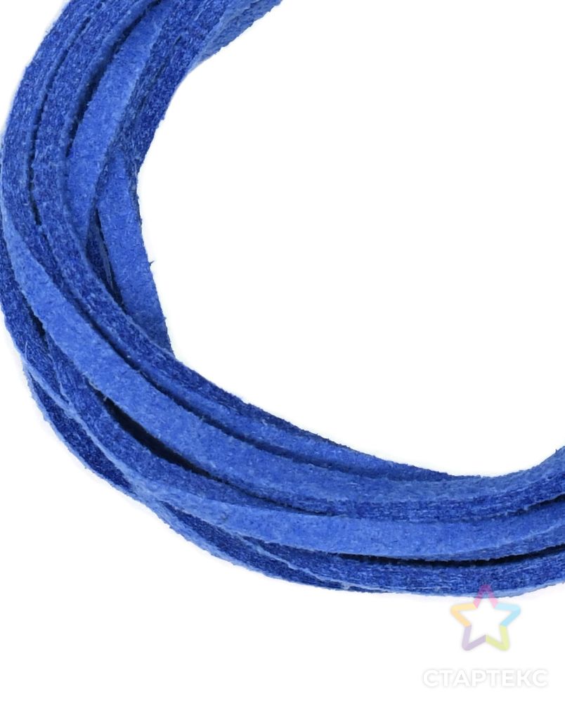 Шнур для бижутерии, и/замша 3мм, 1м (А 083 синий) арт. АРС-43077-1-АРС0001166573 2