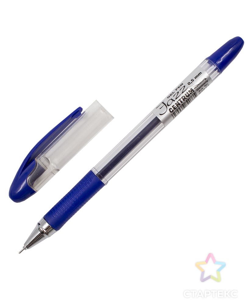 82073 Ручка гелевая синяя 'JAZZ' 0,5 мм арт. АРС-45258-1-АРС0001264905 2