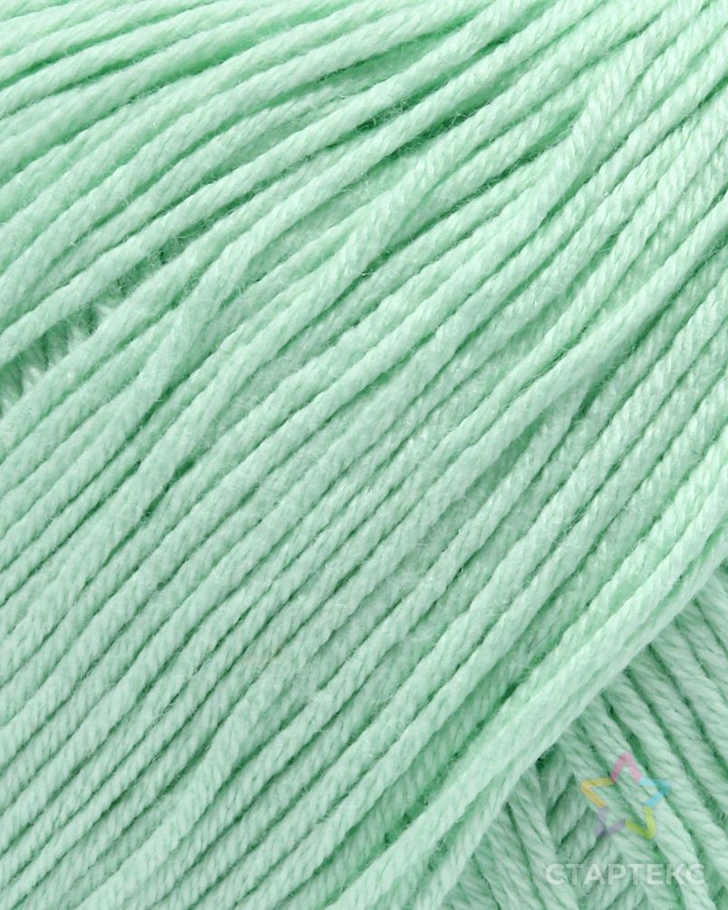 Пряжа YarnArt 'Baby Cotton' 50гр 165м (50% хлопок, 50% акрил) (435 светло-зеленый) арт. АРС-47285-1-АРС0001225061 2
