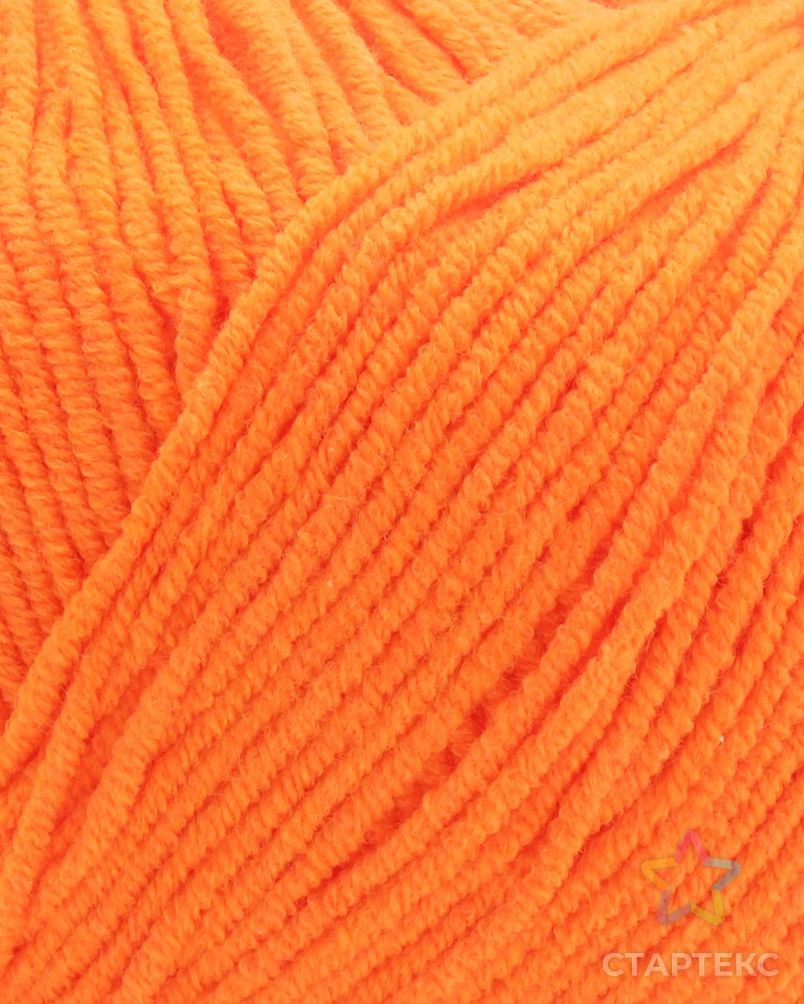 Пряжа YarnArt 'Jeans' 50гр 160м (55% хлопок, 45% полиакрил) (77 оранжевый) арт. АРС-47693-1-АРС0001233622 2