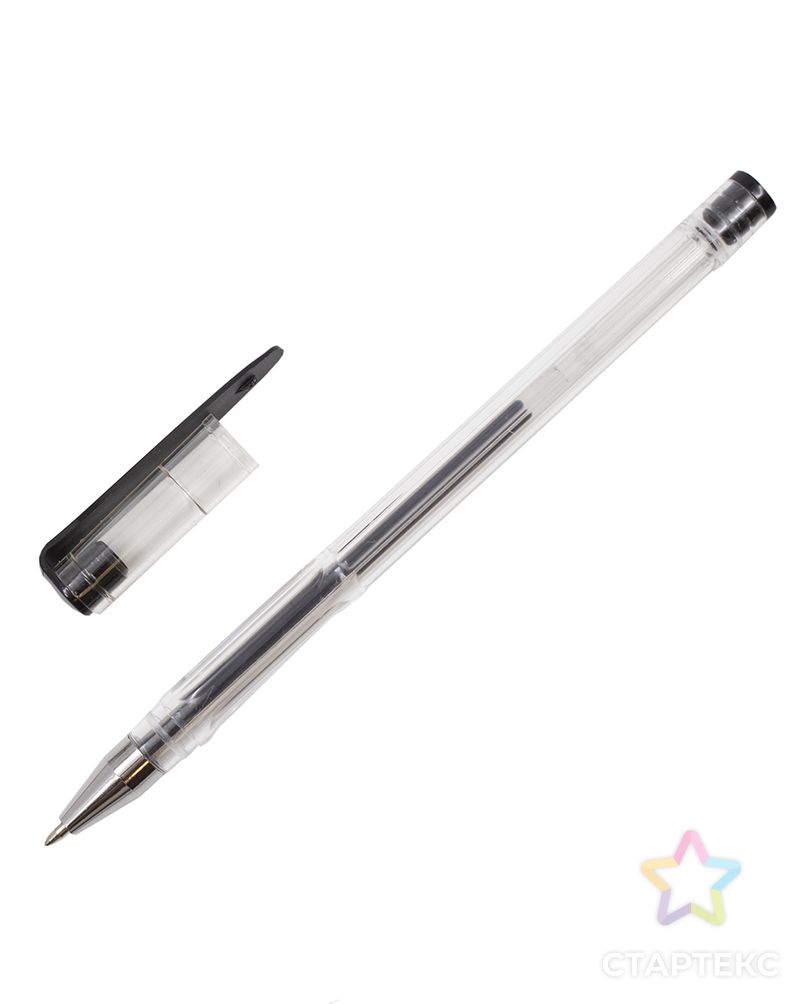 80847 Ручка гелевая черная 'PLASMA' с металлическим наконечником, 0,7 мм арт. АРС-49054-1-АРС0001264903 2