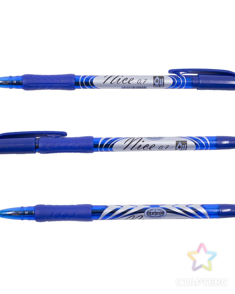 80090 Ручка шариковая синяя 'NICE' 0,7 мм арт. АРС-49056-1-АРС0001264906 3