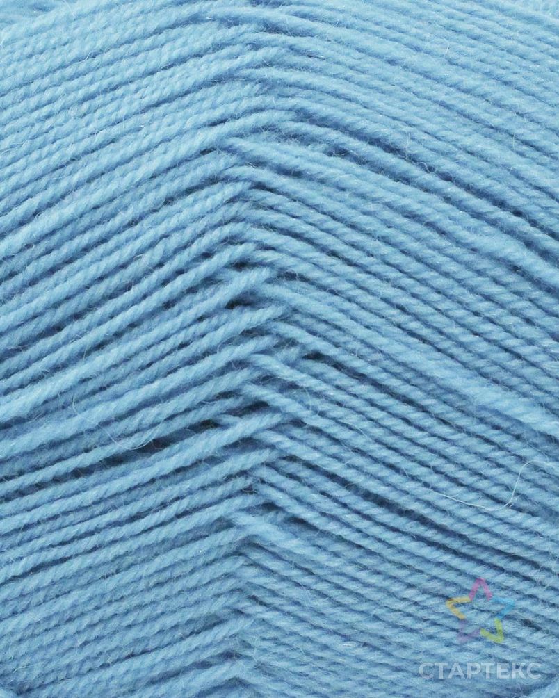 Пряжа Пехорка 'Австралийский меринос' (95% мериносовая шерсть, 5% акрил) (195 незабудка) арт. АРС-49954-1-АРС0000810213 3