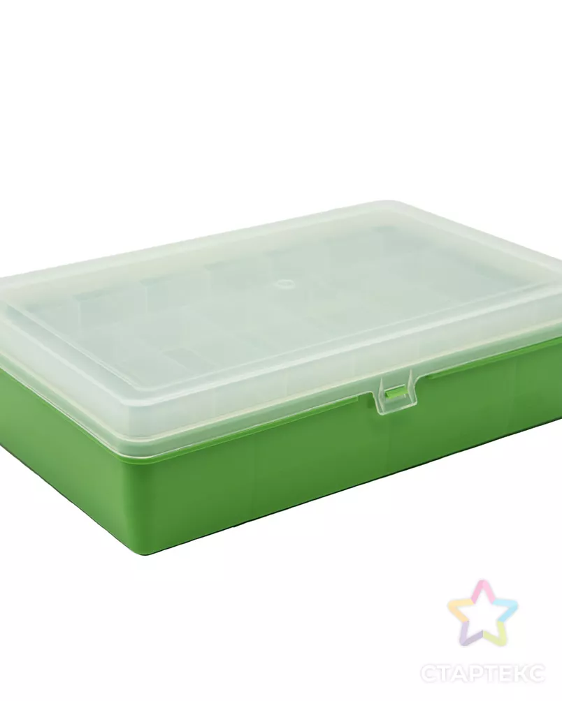 ТИП-2 Коробка, двухъярусная (со съёмной полочкой), 235*150*65 мм. (салатовый) арт. АРС-51346-1-АРС0001184608 - рис. 2
