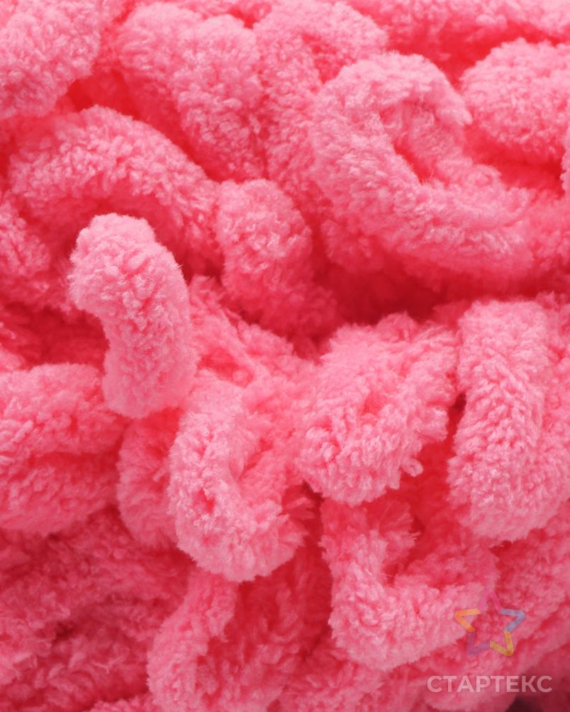 Пряжа Alize 'Puffy' 100г 9м (100% микрополиэстер) (377 ярко-розовый) арт. АРС-51645-1-АРС0001250207 3