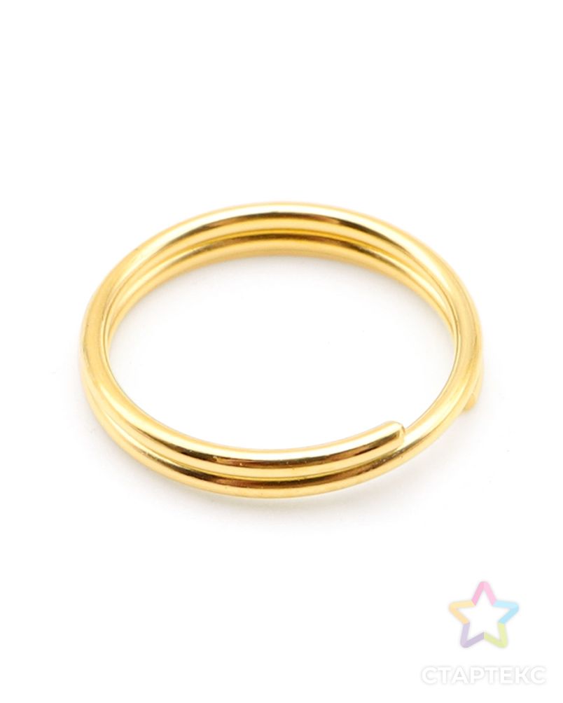 4AR257/258 Кольцо соединительное двойное, 10мм, 50шт/упак, Astra&Craft (яркое золото) арт. АРС-53396-1-АРС0001281538 2